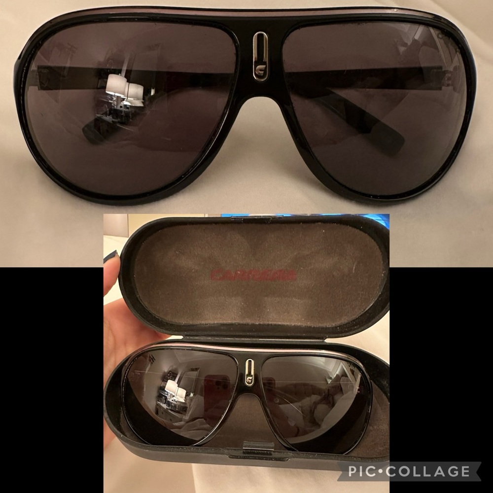 Carrera Rush Gold Sunglasses Withe Case - image 1
